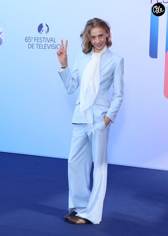 Billy Blanchard ( fils de Julie Depardieu et Philippe Katerine) - Photocall du film  'Les derniers jours de Charles Baudelaire' au Grimaldi Forum lors de la 65ème édition du Festival TV De Monte Carlo le 13 Juin 2026

 © Denis Guignebourg /Bestimage
