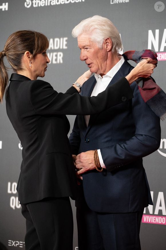24 novembre 2025, Madrid, Espagne : Richard Gere et Alejandra Gere assistent à la première de ''Lo Que Nadie Quiere Ver'' au cinéma Callao. (Credit Image : © Atilano Garcia/SOPA Images via ZUMA Press Wire)
