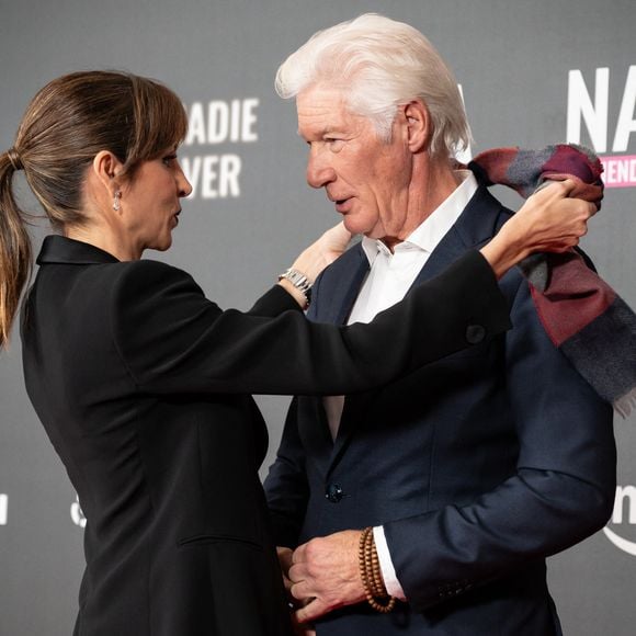 24 novembre 2025, Madrid, Espagne : Richard Gere et Alejandra Gere assistent à la première de ''Lo Que Nadie Quiere Ver'' au cinéma Callao. (Credit Image : © Atilano Garcia/SOPA Images via ZUMA Press Wire)