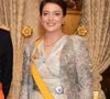 Le 22 avril 2023, la princesse Alexandra a épousé civilement son amoureux à Luxembourg, avant une cérémonie religieuse à Bormes-les-Mimosas dans le Sud de la France.
La princesse Alexandra de Luxembourg - Le grand-duc Henri de Luxembourg, la princesse Alexandra, le prince Guillaume et la comtesse Stéphanie de Lannoy, grande-duchesse héritière de Luxembourg, assistent à la réception du Nouvel an au Palais grand-ducal à Luxembourg, le 16 janvier 2020. @Dana Press / Bestimage