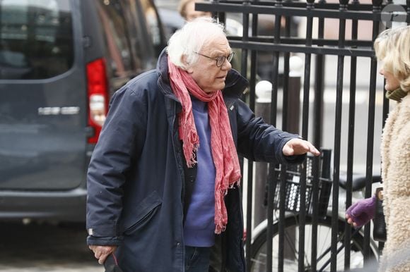 Laurent Cabrol lors des obsèques de Jean-Luc Petitrenaud en l'église Saint-Pierre-du-Gros-Caillou à Paris, le 17 janvier 2025.
© Christophe Clovis/Bestimage