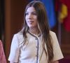 La jeune femme poursuit ses études à Lisbonne.

L'infante Sofia d'Espagne - La famille royale d'Espagne accueille les lauréats du prix Princesse des Asturies lors d'une réception à Oviedo, le 20 octobre 2023. © Lagencia / Bestimage