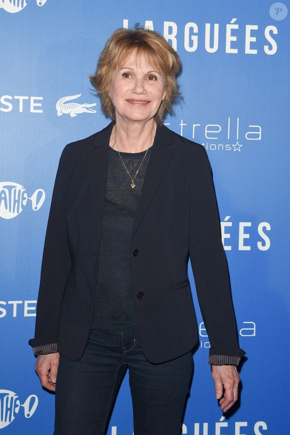 Miou-Miou à la première de "Larguées" au cinéma Gaumont Champs-Elysées Marignan à Paris, le 12 avril 2018.
© Guirec Coadic/Bestimage