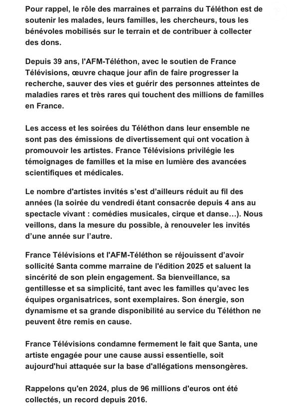 Communiqué de France Télévisions