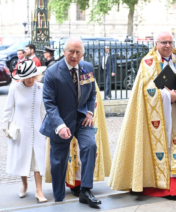 Le roi Charles III d'Angleterre et Camilla Parker Bowles étaient également présents

Le roi Charles III d'Angleterre et Camilla Parker Bowles, reine consort d'Angleterre - La famille royale britannique et les personnalités assistent à un service d'action de grâce à l'abbaye de Westminster à Londres, à l'occasion du 80ème anniversaire du jour de la Victoire en Europe (VE Day), le 8 mai 2025. GOFF INF / BESTIMAGE