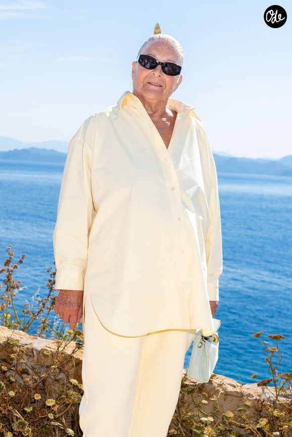 Liline Jacquemus - Photocall du défilé "Le Bonheur" By Jacquemus au phare de la Pietra à l'Ile Rousse en Corse le 29 juin 2026. © Luis Sanchez / Crystal / Bestimage
