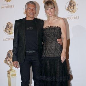 Nagui et sa femme Mélanie Page - 33ème « Nuit des Molières » aux Folies Bergère à Paris le 30 Mai 2022. Bertrand Rindoff / Bestimage