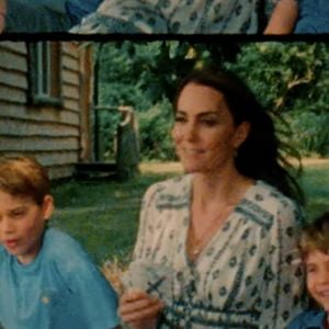 Traitée pour un cancer dont elle n’a pas dévoilé la nature, la princesse de Galles a publié une vidéo où on la voit notamment entourée du prince William et de leurs enfants, le prince George, la princesse Charlotte et le prince Louis. © Prince and Princess of Wales Instagram via Bestimage