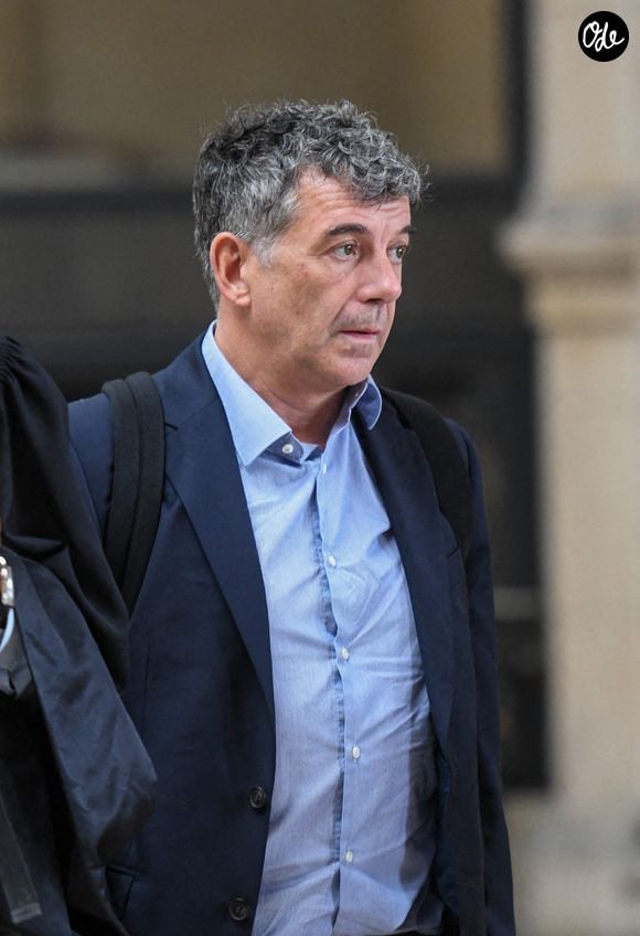 Le présentateur de télévision et agent immobilier français Stéphane Plaza arrive à Paris le 1er juillet 2026, dernier jour de son procès en appel pour violences conjugales. Photo : Florian Poitout/ABACAPRESS.COM