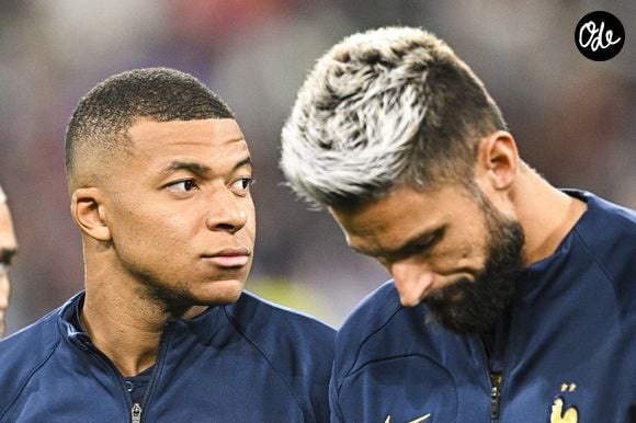 Kylian Mbappé (Fra) / Olivier Giroud (Fra) - Match de la 5e et avant-dernière journée de la Ligue des Nations entre la France et l'Autriche (2-0) au Stade de France à Saint-Denis le 22 septembre 2022.
JB Autissier / Panoramic / Bestimage