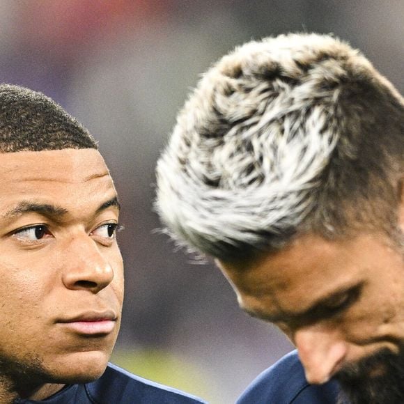 Kylian Mbappé (Fra) / Olivier Giroud (Fra) - Match de la 5e et avant-dernière journée de la Ligue des Nations entre la France et l'Autriche (2-0) au Stade de France à Saint-Denis le 22 septembre 2022.
JB Autissier / Panoramic / Bestimage