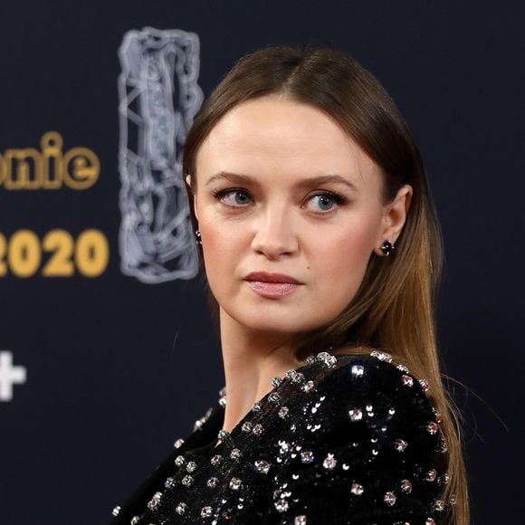 Sara Forestier lors du photocall lors de la 45ème cérémonie des César à la salle Pleyel, à Paris, le 28 février 2020.