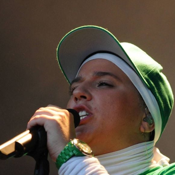 La rappeuse française Diam's en concert au Brive Plage Festiv'all 2010 à Brive-la-Gaillarde, en France, le 31 juillet 2010. Photo : Helder Januario/Abaca