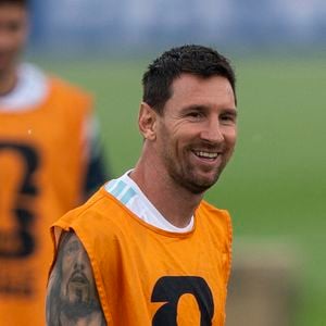 Lionel Messi (Argentine, n° 10) Coupe du monde de la FIFA 2026 : Entraînement de l'Argentine le 18 juillet 2026, avant la finale de la Coupe du monde de la FIFA 2026 : Espagne - Argentine (finale) au centre d'entraînement Columbia Park à Morristown, dans le New Jersey, aux États-Unis. Photo : Marco Bader, DPA/ABACA