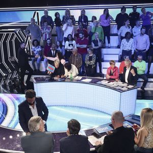 Exclusif - Cyril Hanouna, sur le plateau de l’émission « TPMP » (Touche pas à mon poste) présentée par C.Hanouna et diffusée en direct sur C8, Paris, France, le 13 février 2025. © Jack Tribeca / Bestimage