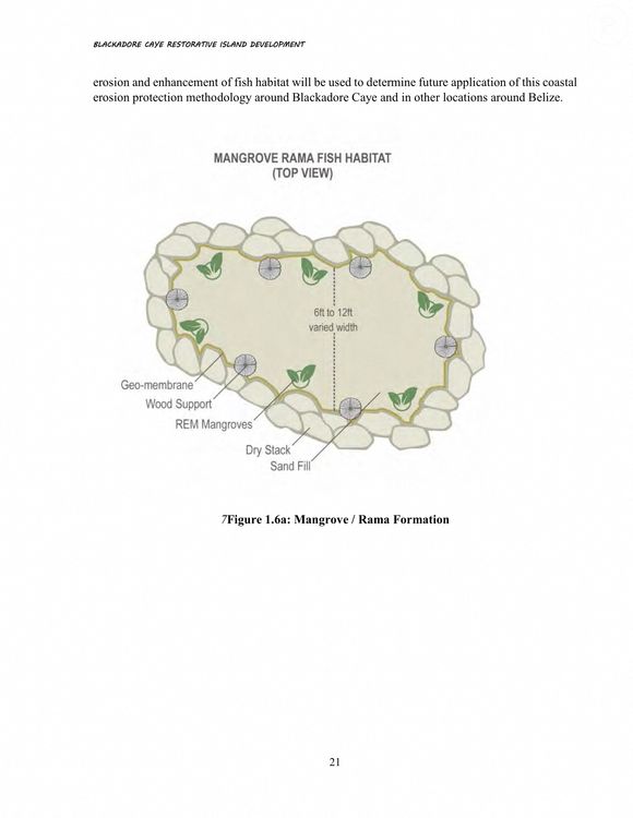 En construisant grâce à un important investisseur immobilier 68 villas posées sur une plateforme au-dessus du lagon et 48 villas privées

Exclusif - Vues aériennes de Blackadore Caye, l'île privée au large des côtes du Belize que l'acteur et environnementaliste Leonardo DiCaprio a achetée en 2015 pour 1,75 million de dollars. Les plans de DiCaprio pour l'île comprennent une station de recherche axée sur le changement climatique, un hôtel, 36 bungalows de villégiature et 36 villas immobilières. Le complexe devait ouvrir ses portes en 2018, puis à nouveau en 2020, mais comme ces images exclusives le montrent, les seules structures de l'île semblent être un hangar et une petite cabane ombragée. L'île est bordée de palmiers mourants et le rivage est recouvert d'algues vertes à Blackadore Caye, au Belize, le 5 juin 2021. Coleman-Rayner / Bestimage