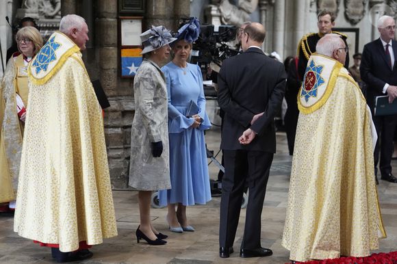 La famille royale britannique et les personnalités assistent à un service d'action de grâce à l'abbaye de Westminster à Londres, à l'occasion du 80ème anniversaire du jour de la Victoire en Europe (VE Day), le 8 mai 2025. Mirrorpix / Bestimage