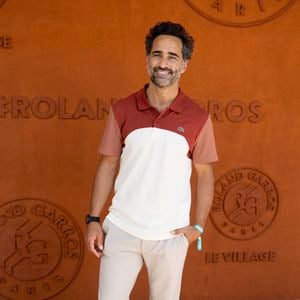 Florent Peyre au village lors des Internationaux de France de Tennis de Roland Garros 2025. Paris, le 30 mai 2025. 
© Moreau / Jacovides / Bestimage