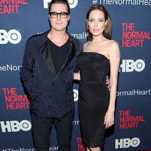 Brad Pitt, Angelina Jolie - Première du film 'The Normal Heart' à New York le 12 mai 2014. (FAMEFLYNET / BESTIMAGE).