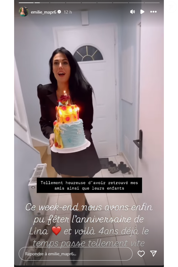 Emilie a partagé des images de l'anniversaire de sa fille Lina
Emilie de "Mariés au premier regard", sur Instagram
