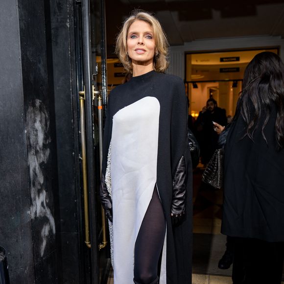 Sylvie Tellier - Arrivées au défilé Stéphane Rolland salle Pleyel Collection Haute Couture Printemps/Eté 2025 lors de la Fashion Week de Paris (PFW), France, le 28 janvier 2025. © Pierre Perusseau/Bestimage