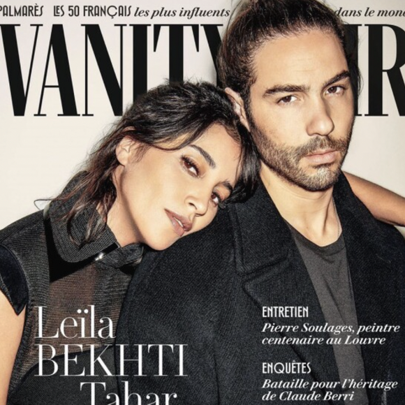 Ils n'apparaissent que de très rares fois ensemble, comme sur cette couverture.

Leïla Bekhti et Tahar Rahim en couverture de "Vanity Fair", numéro décembre 2019-janvier 2020.  Vanity Fair