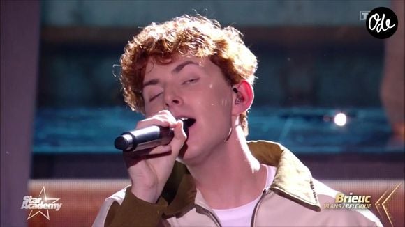 Brieuc fait partie de la nouvelle promotion de la "Star Academy". Capture d'écran TF1