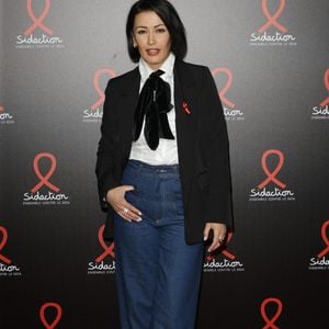 Karima Charni - Photocall de la soirée de lancement du Sidaction 2025 au Lido à Paris le 3 mars 2025. © Coadic Guirec/Bestimage