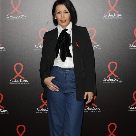 Karima Charni - Photocall de la soirée de lancement du Sidaction 2025 au Lido à Paris le 3 mars 2025. © Coadic Guirec/Bestimage