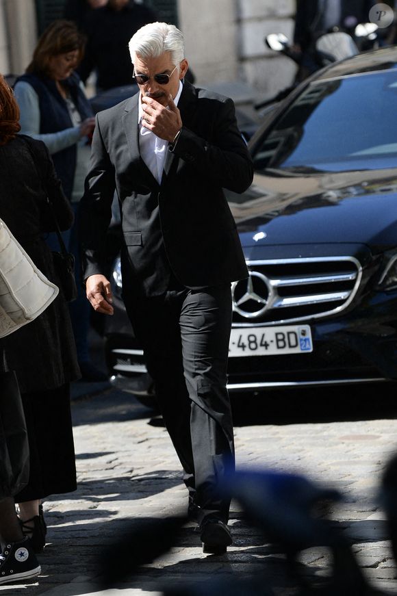 François Vincentelli - Arrivées aux obsèques de Nadia Farès en l'église Saint-Jean-de-Montmartre à Paris, le 24 avril 2026. N.Farès est décédée le 17 avril 2026 quelques jours après un "incident cardiaque" survenu le 12 avril 2026 dans la piscine du complexe sportif, Blanche (9ème).
© Clément Prioli / Bestimage