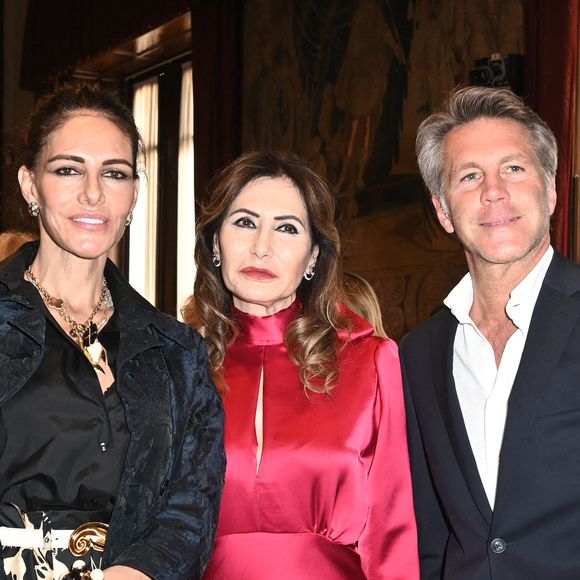 Adriana Abascal, Maria Pia Giancaro Ruspoli, le prince Emmanuel-Philibert de Savoie au Concerto pour la paix de Omar Harfouch dans la chambre de députés à Rome en Italie le 29 avril 2025. Photo par SGP / BESTIMAGE
