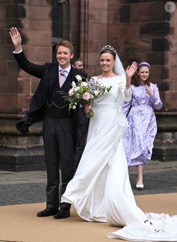Mariage du duc de Westminster, Hugh Grosvenor, et Olivia Henson en la cathédrale de Chester, Royaume Uni, le 7 juin 2024. © Justin Goff/GoffPhotos/Bestimage