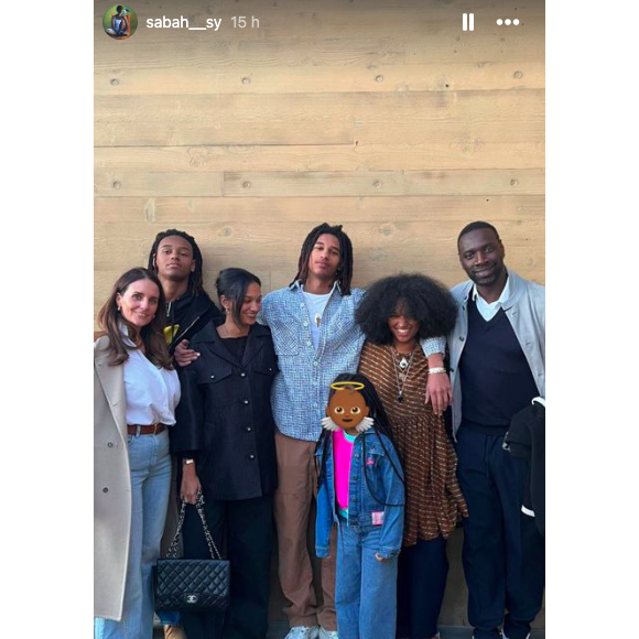 Sabah Sy, l'une des filles de l'acteur Omar Sy, a partagé une photo de sa famille au complet.