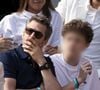 Guillaume Canet s’y est rendu une fois avec son fils Marcel
Guillaume Canet et son fils Marcel en tribunes lors de la finale messieurs des Internationaux de France de Tennis de Roland Garros 2025 (jour 15), à Paris, France, le 8 juin 2025. © Cyril Moreau/Bestimage