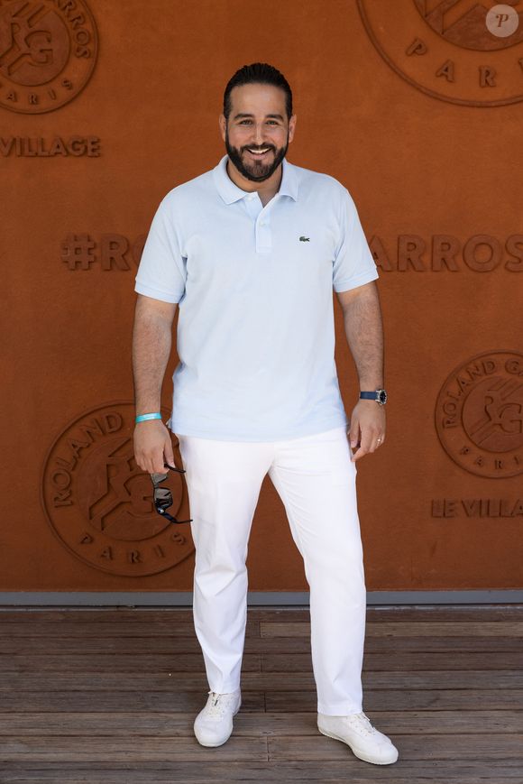 Mohamed Cheikh au village lors des Internationaux de France de Tennis de Roland Garros 2025. Paris, le 30 mai 2025. 
© Moreau / Jacovides / Bestimage