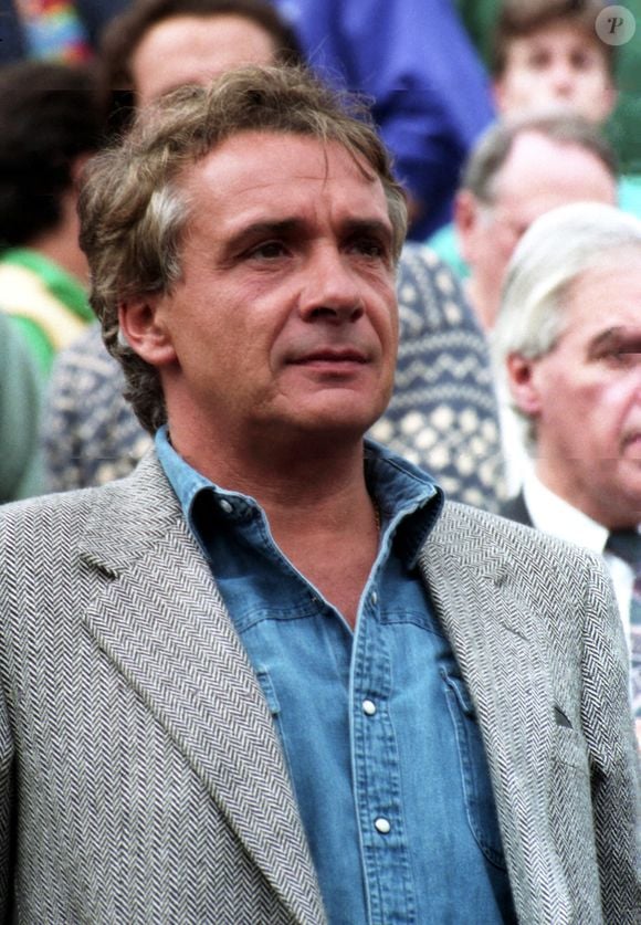 Michel Sardou pendant les Internationaux de France à Roland Garros, Paris, France. (photo non datée) Photo by APS-Medias/ABACAPRESS.COM