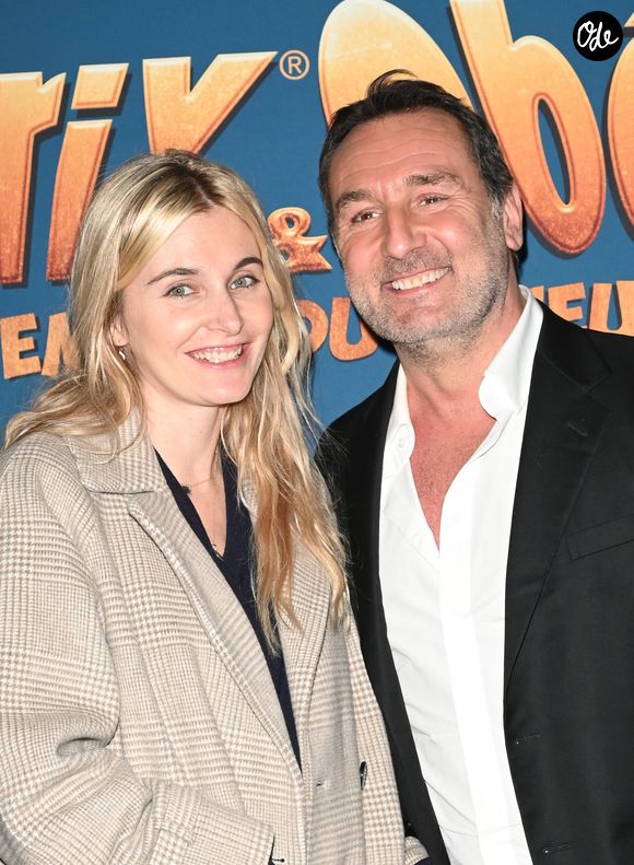 Gilles Lellouche et Alizée Guinochet à la soirée de la première du film Astérix et Obélix "L'Empire du Milieu" au Club Haussmann à Paris le 15 janvier 2023. Crédit Coadic Guirec/Bestimage