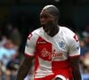 L'ancien international français a pris sa retraite professionnelle il y a plus de 10 ans.

Photo d'archive datée du 13 mai 2012 montrant Djibril Cissé, joueur du QPR, célébrant son but. Dave Thompson/PA Wire/Abaca