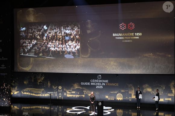 Baumanière 1850 - Thomas Prod'homme - Courchevel - Cérémonie du Guide Michelin France 2025 au Centre des Congrès Robert Shuman à Metz le 31 mars 2025. © Jean-Marc Lhomer/Bestimage