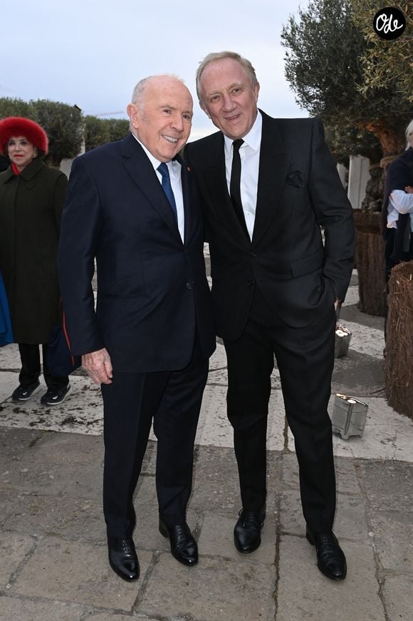 Francois Pinault, Francois Henri Pinault - La famille Pinault est réunie au dîner de gala de la Fondation Cini juste avant la 60ème biennale de Venise le 17 avril 2024. © SGP / BESTIMAGE