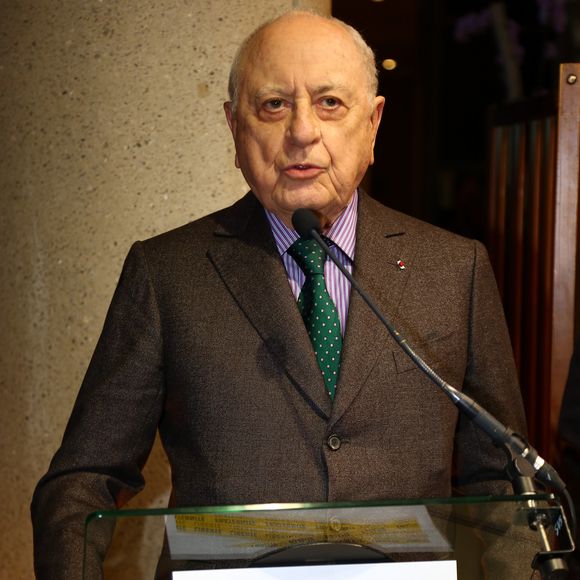 Pierre Bergé - Dîner des parrains et marraines de SOS Racisme à Paris le 3 mars 2015. Photo : Agence / Bestimage