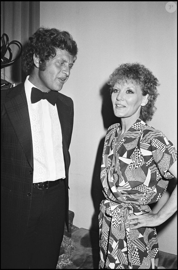 Archives -  Petula Clark dans sa logue après une première à Paris avec Joe Dassin
