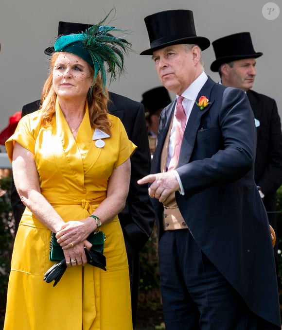 Le prince Andrew et Sarah Ferguson lors des courses de chevaux à Ascot, le 21 juin 2019.

Photo : Agence / Bestimage