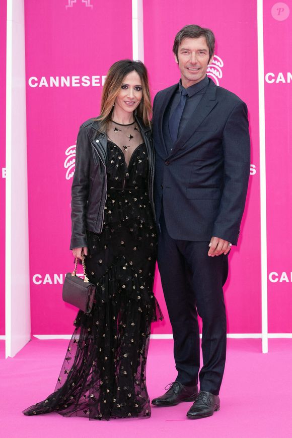 Franck Semonin et Fabienne Carat assistent au tapis rose du 5ème Festival de Cannes, le 06 avril 2022 à Cannes, France. Photo by David Niviere/ABACAPRESS.COM