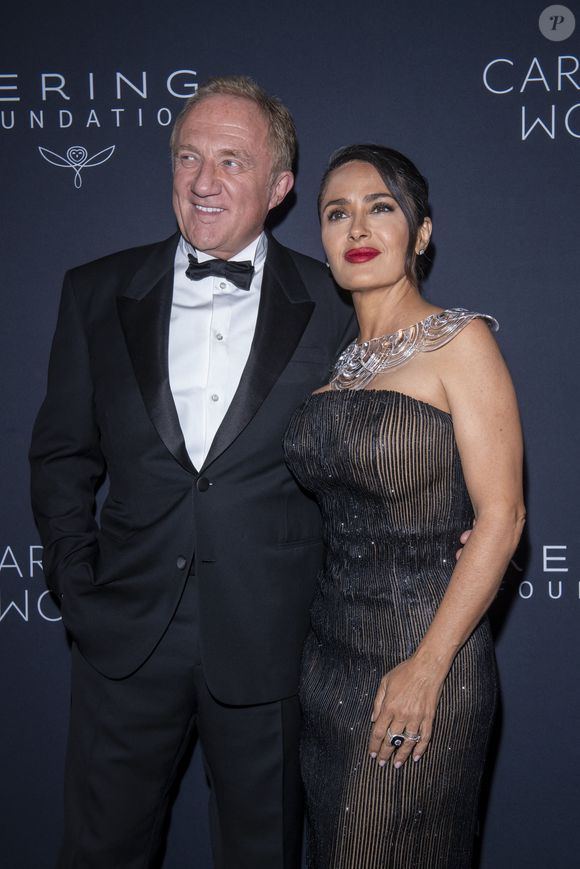 Francois-Henri Pinault et Salma Hayek au 3e Women Dinner at The Pool le 9 septembre 2024, à New York. © Ron Adar/TheNEWS2 via ZUMA Press Wire/Bestimage
