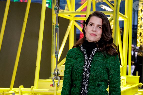 Charlotte Casiraghi au photocall du défilé Chanel Collection Femme Prêt-à-Porter Automne/Hiver 2026-2027 lors de la Fashion Week de Paris (PFW) au Grand Palais, à Paris, France, le 9 mars 2026. © Olivier Borde/Bestimage