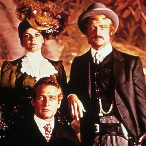 Archives - Katharine Ross, Robert Redford et Paul Newman sur le tournage du film "Butch Cassidy et le Kid". En 1969 © SNAP-Entertainment Pictures / Zuma Press / Bestimage