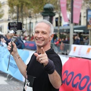People au "Marathon Pour Tous", épreuve grand-public des Jeux Olympiques de Paris 2024 sur les Champs-Elysées à Paris le 31 octobre 2021. © Panoramic/Bestimage