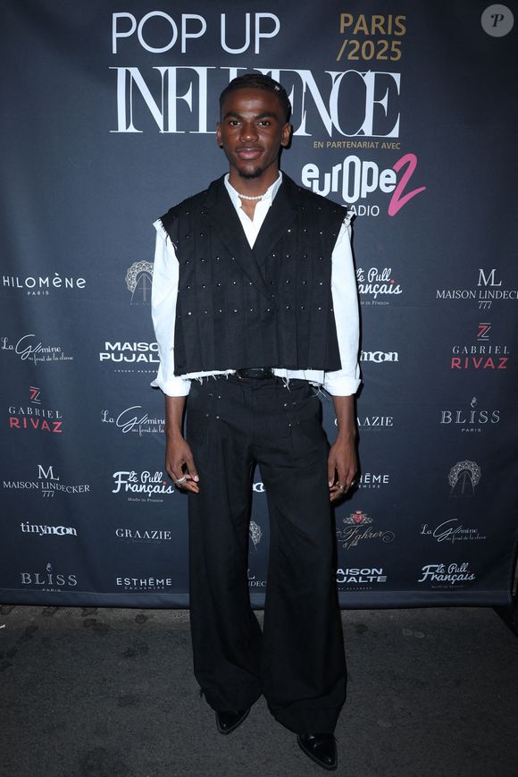 Franck (Star Academy 12) participe à la Pop Up Influence Party organisée par Aurelien Cassirame, à Paris, le 02 février 2025 à Paris, France. Photo by Jerome Domine/ABACAPRESS.COM
