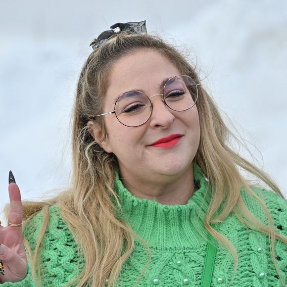 Marilou Berry assiste à une séance de conduite sur glace lors du 27e Festival du film de l'Alpe d'Huez à l'Alpe d'Huez, en France, le 19 janvier 2024. Photo by Julien Reynaud/APS-Medias/ABACAPRESS.COM